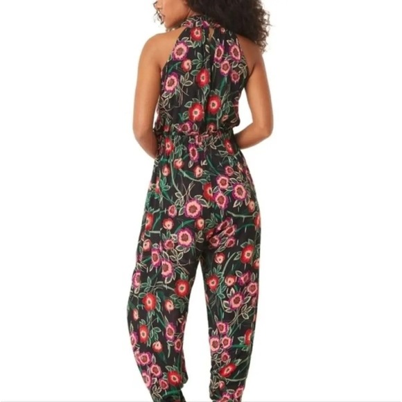 NWT Misa Los Angeles Floral Halter Jumpsuit | Large - Picture 2 of 8